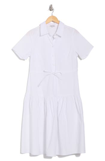 WISHLIST WISHLIST BUTTON-UP SHIRTDRESS