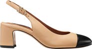 MARGAUX The Cap-Toe Cluny Slingback Pumps
