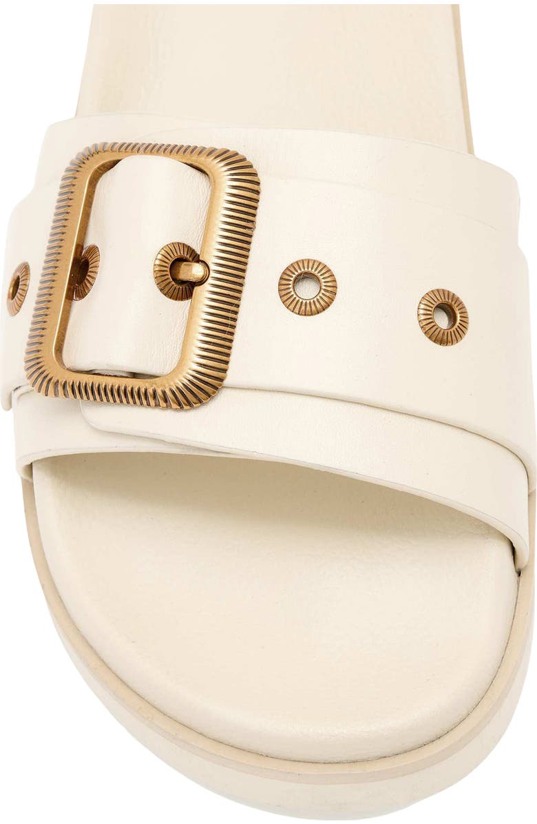 AllSaints Ellie Western Slide Sandal, Alternate, color, Gypsum White