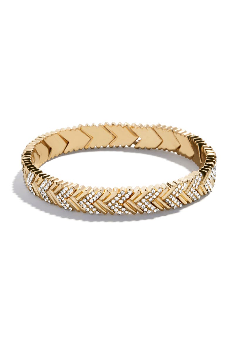 Naya Goldtone Bracelet, Alternate, color, CLEAR