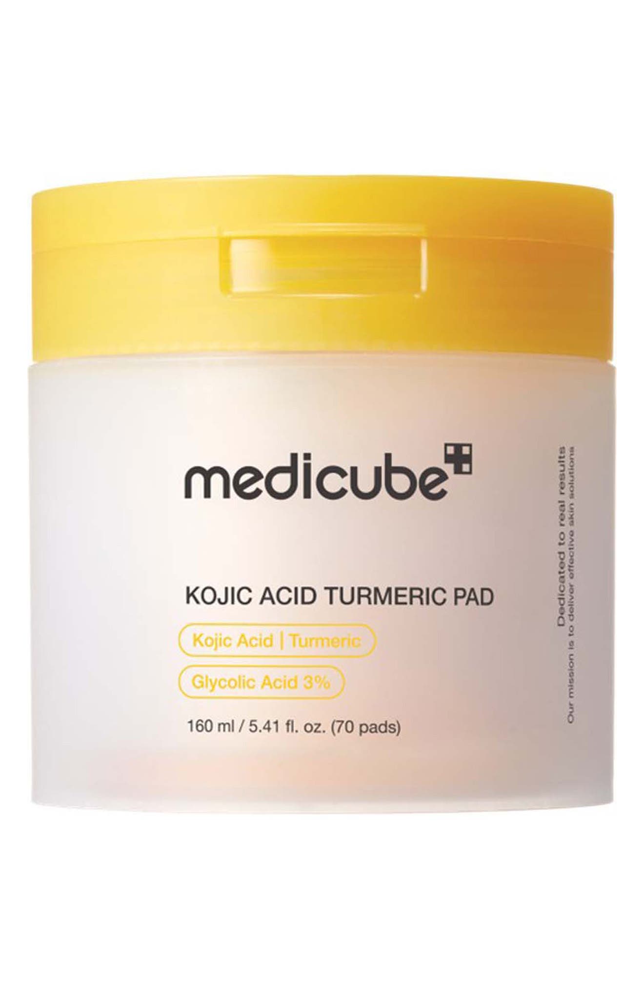 MEDICUBE Kojic Acid Turmeric Pads - 70 Count in Yellow at Nordstrom