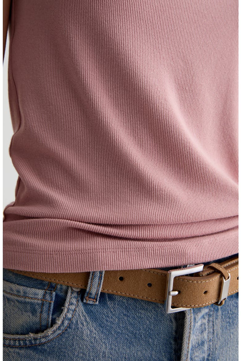 Miah Cutout Sleeveless Top, Alternate, color, SPARKLING ROSE