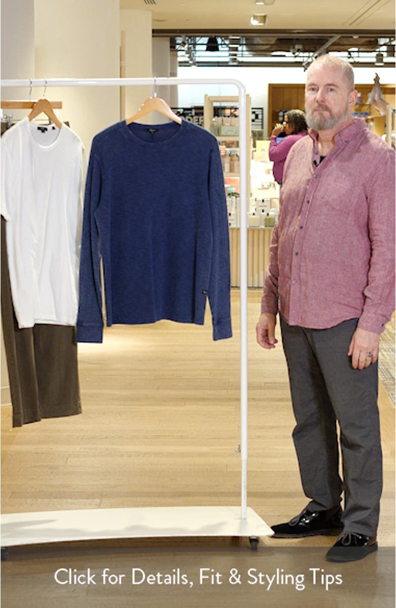 Rheese Long Sleeve Slub T-Shirt, sales video thumbnail