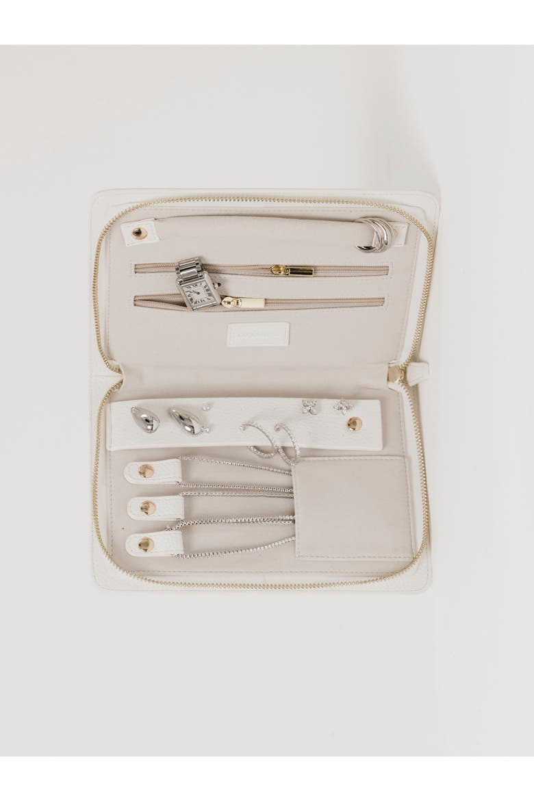 Travel Jewelry Organizer, Alternate, color, White