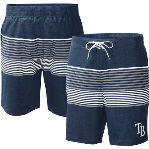 Men's G-III Sports by Carl Banks  Navy Tampa Bay Rays Coastline Volley Swim Shorts
