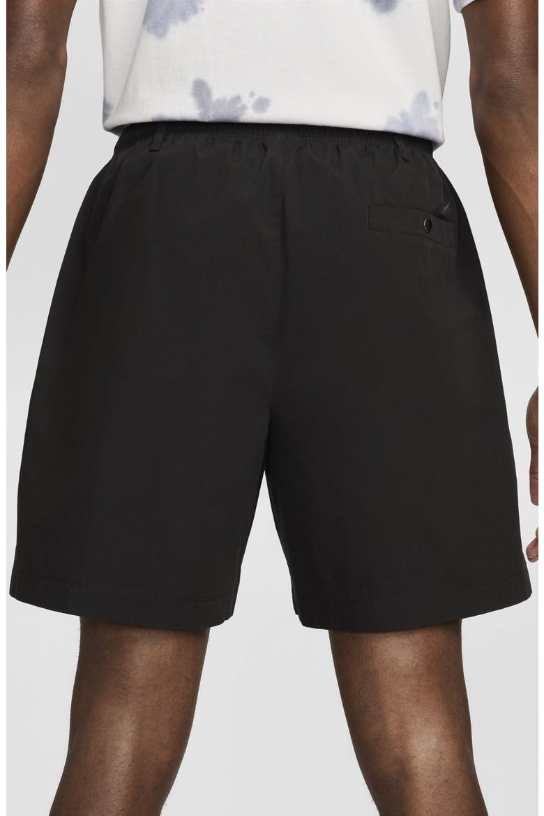 Life Drawstring Cargo Camp Shorts, Alternate, color, BLACK/ BLACK