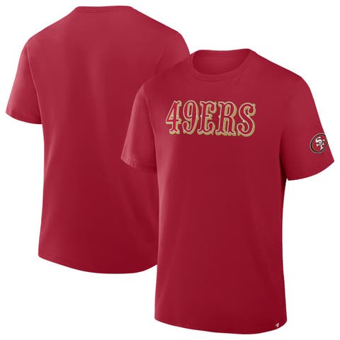 Men's Fanatics Scarlet San Francisco 49ers Option Route Legacy T-Shirt