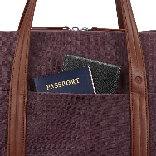 Samsonite Virtuosa Weekender Duffel Overnight Bag With Laptop Computer Sleeve In Burgundy