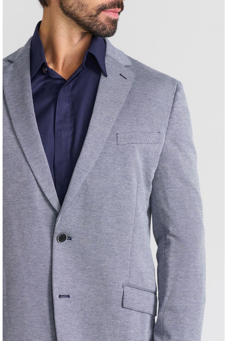 Textured Knit Sport Coat, Alternate, color, NAVY