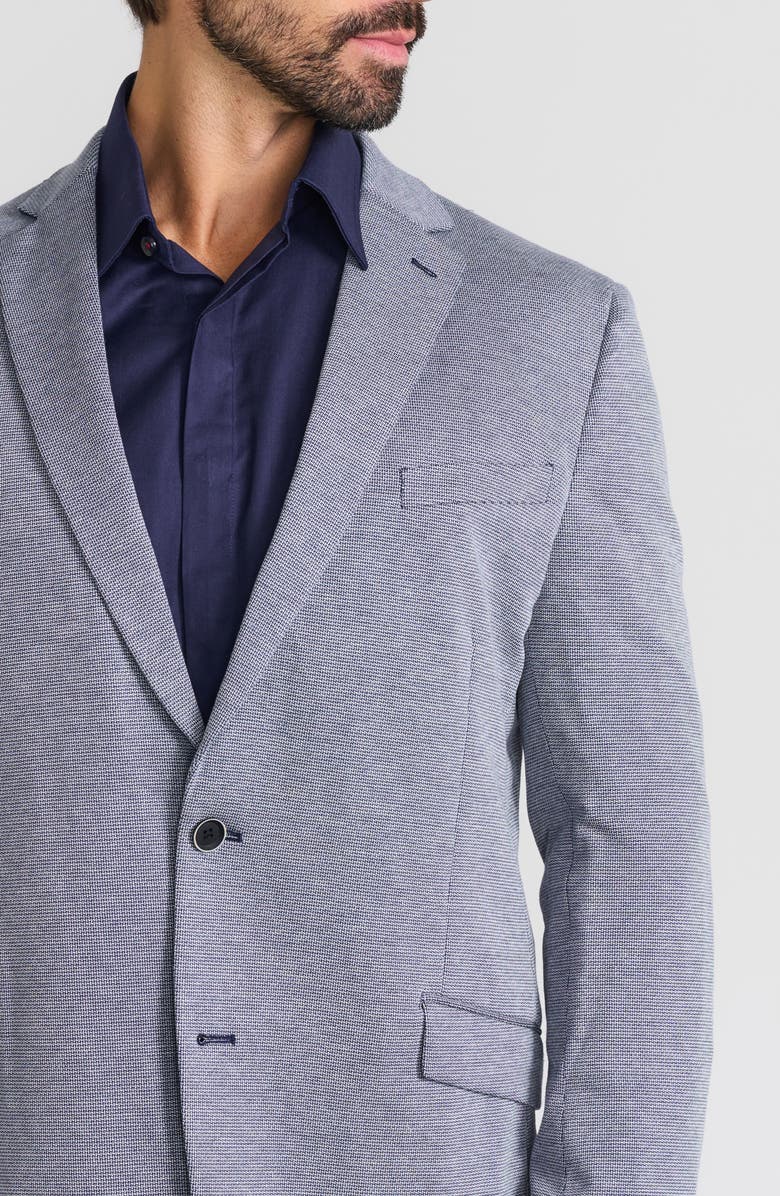 SAVILE ROW CO Textured Knit Sport Coat, Alternate, color, Navy