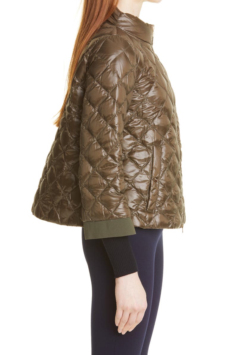 Herno Diamond Quilted Ultralight Down Bomber Jacket, Alternate, color,