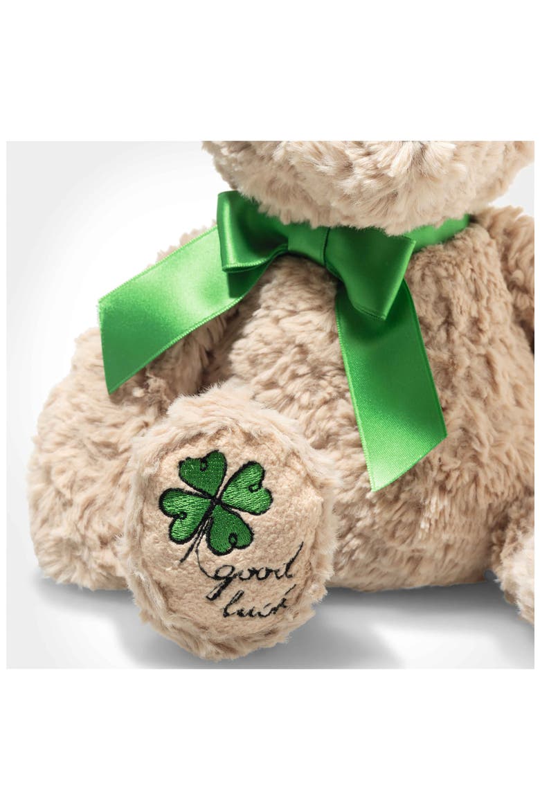 Jimmy Good Luck Teddy Bear, Alternate, color, BEIGE