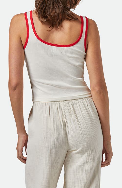 Brixton Ringer Organic Cotton Tank In White