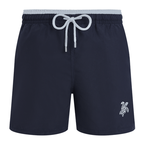 Men's Solid Bicolor Swim Shorts