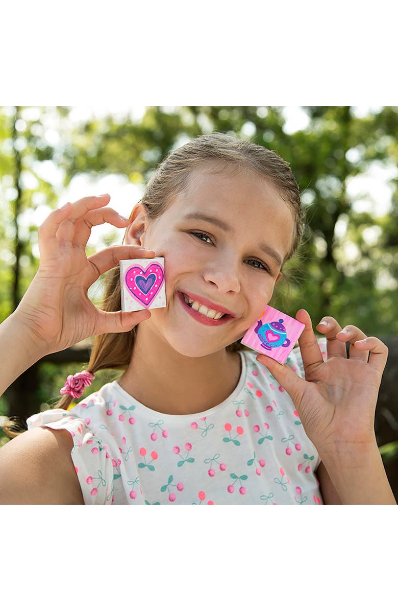 4M Magnetic Mini Tile Art Diy 12 Fridge Magnets Kit, Arts & Craft Set, Alternate, color, Multicolored