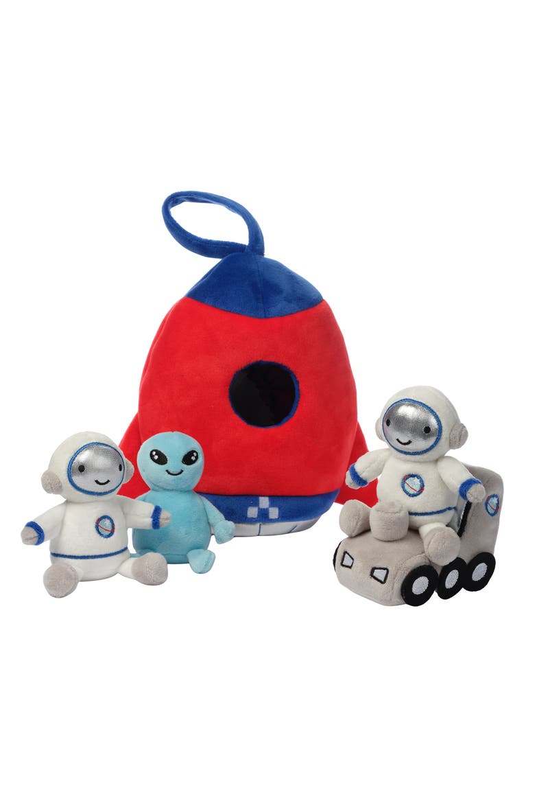 Space Galaxy Interactive Plush Toddler Play Set Toy, Alternate, color, Blue