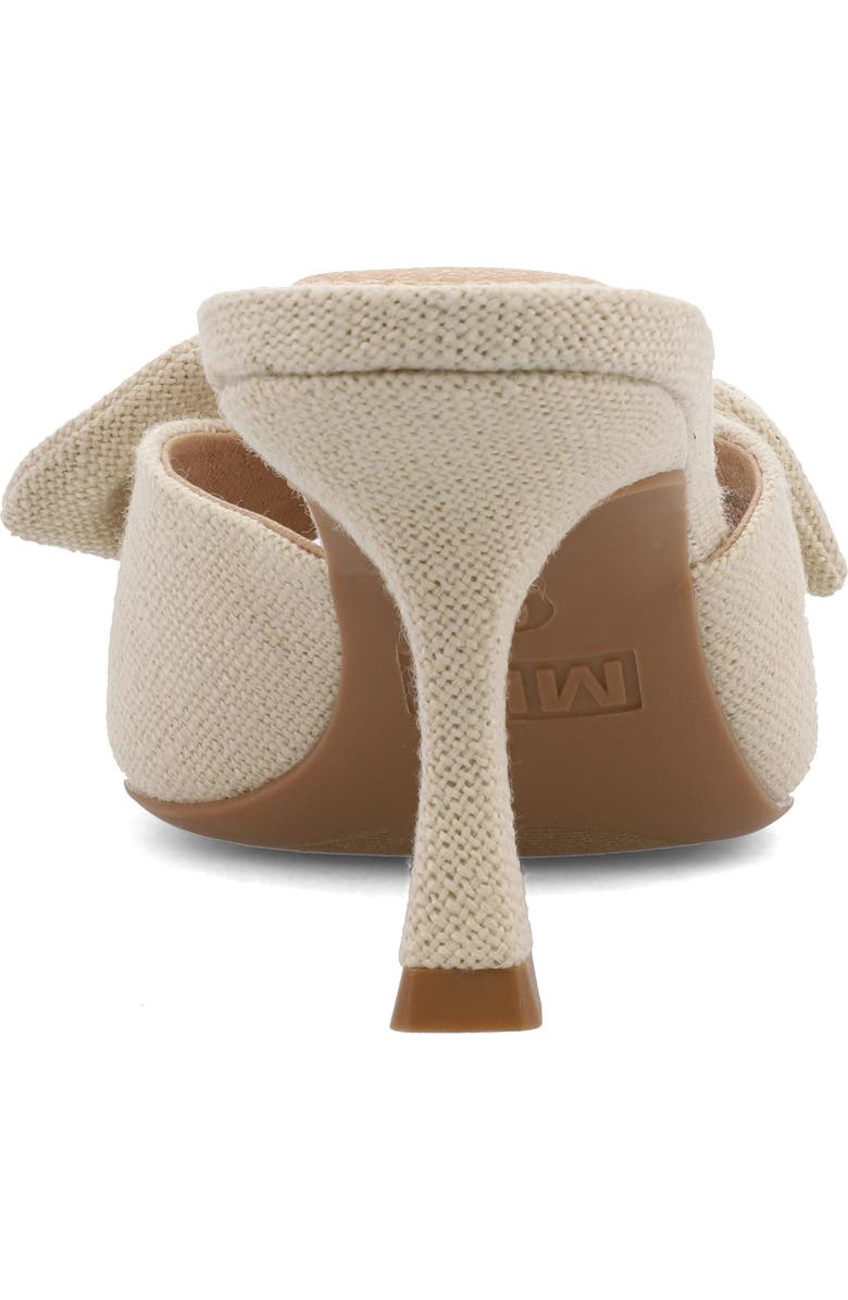 MIA Elyzza Bow Slide Sandal, Alternate, color, Natural