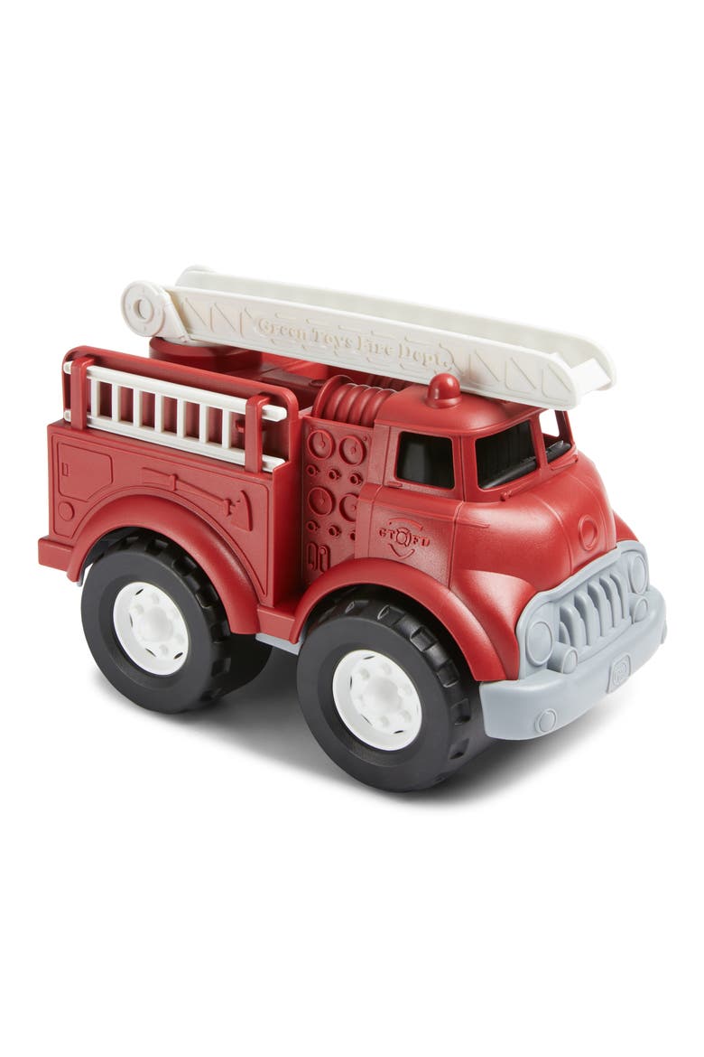 Fire Truck Toy, Alternate, color, DARK RED