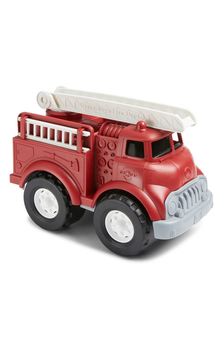 Green Toys Fire Truck Toy, Alternate, color, Dark Red