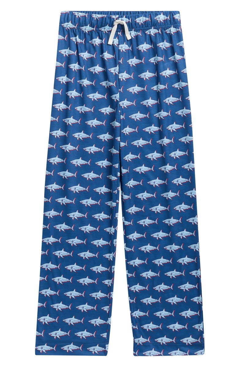 vineyard vines Kids' Knit Pajama Pants, Main, color, Shark Attack - Navy