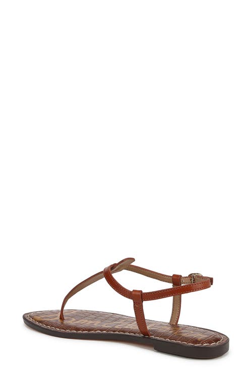 Sam Edelman Gigi Thong Sandal Kona Brown Leather In Kona Brown New