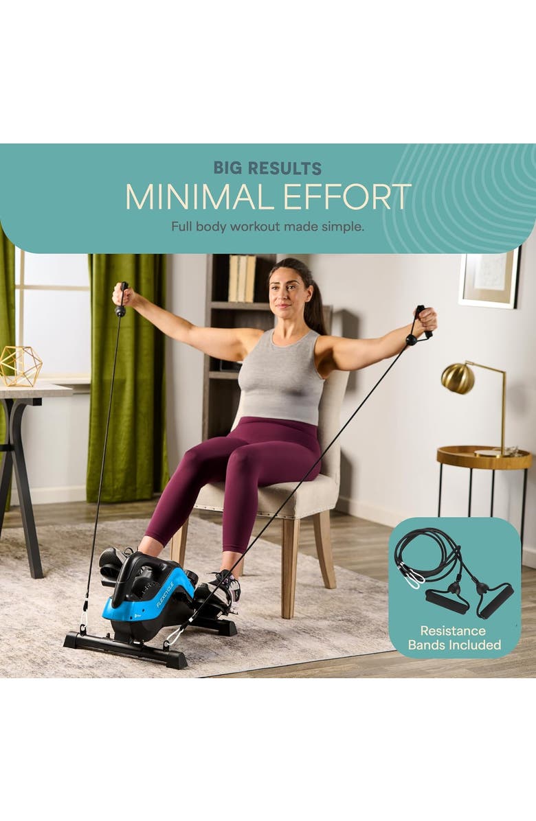 Lifepro Flex Stride Under Desk Bike Pedal Mini Elliptical Exerciser, Alternate, color, Grey