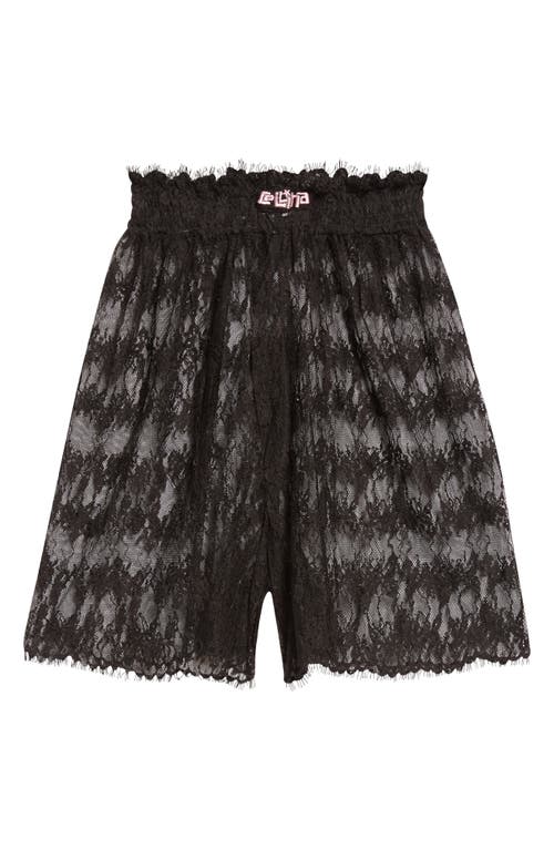 Collina Strada Mini Floral Lace Boxer Shorts In Multi