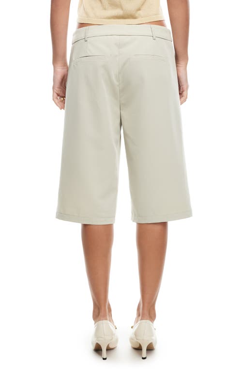 Lioness Kurt Low Rise Bermuda Shorts In Matcha