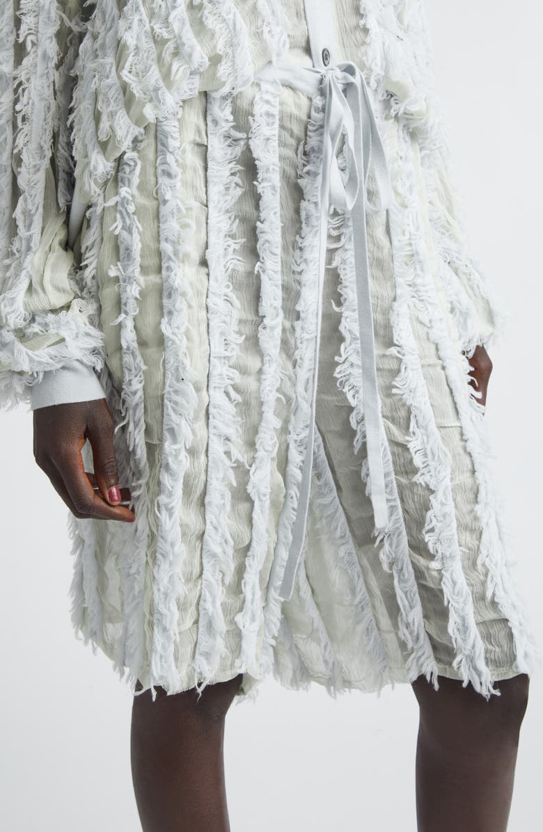 ZANKOV Lou Fringe Shorts, Alternate, color, Oyster