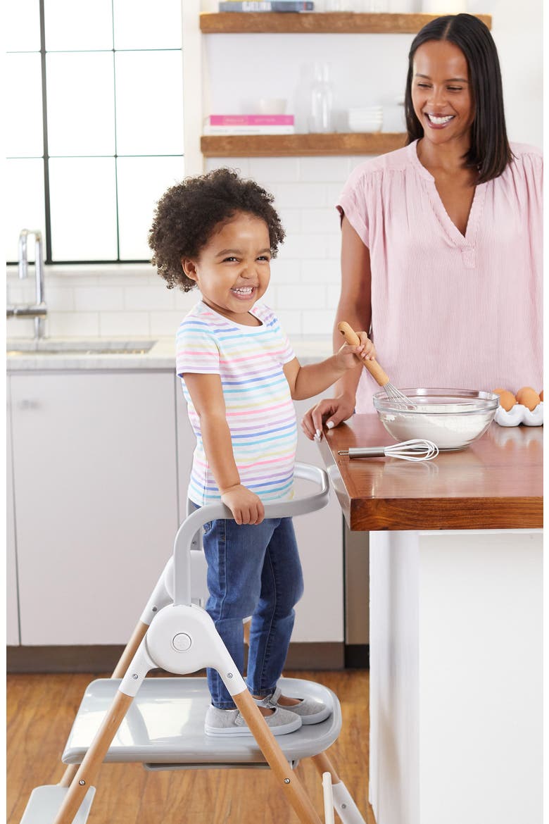 Sit-To-Step Highchair, Alternate, color, GREY