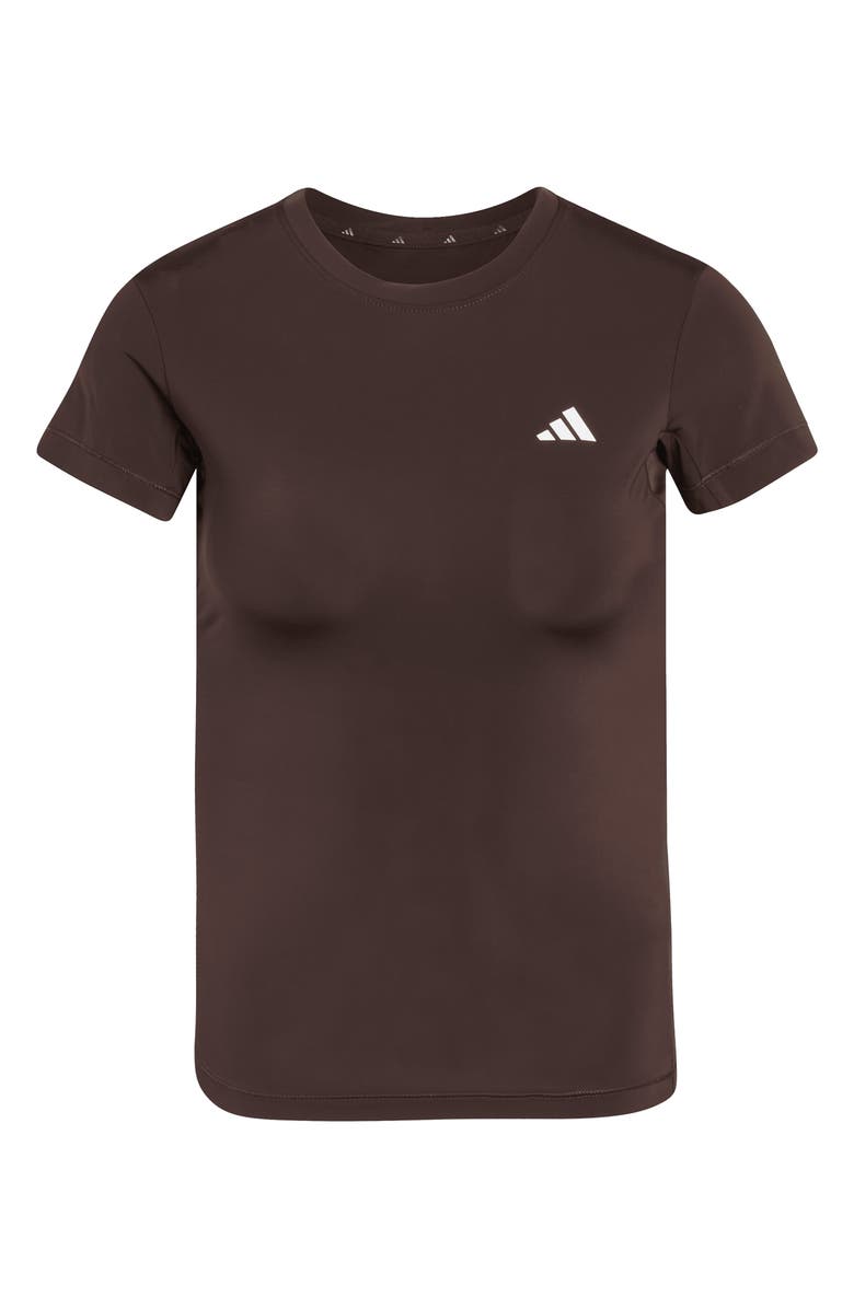 adidas Power Essentials Workout Contour T-Shirt, Alternate, color, Aurora Coffee
