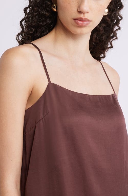 Nordstrom Long Camisole In Brown