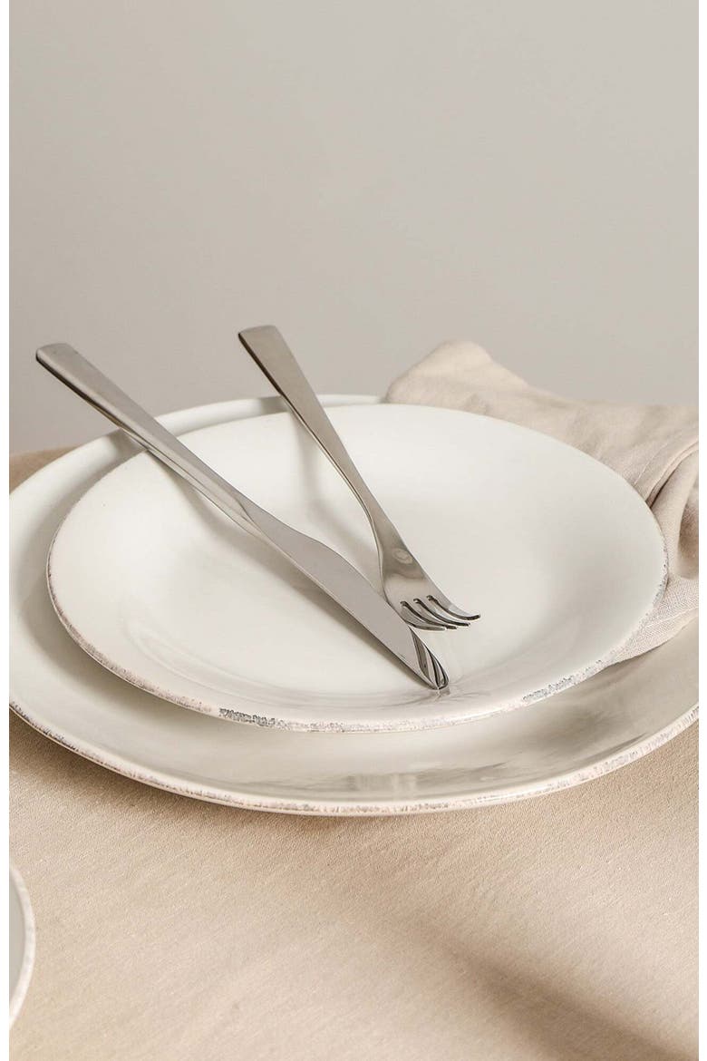 Essence Stoneware 12-Piece Dinnerware Set, Alternate, color, White