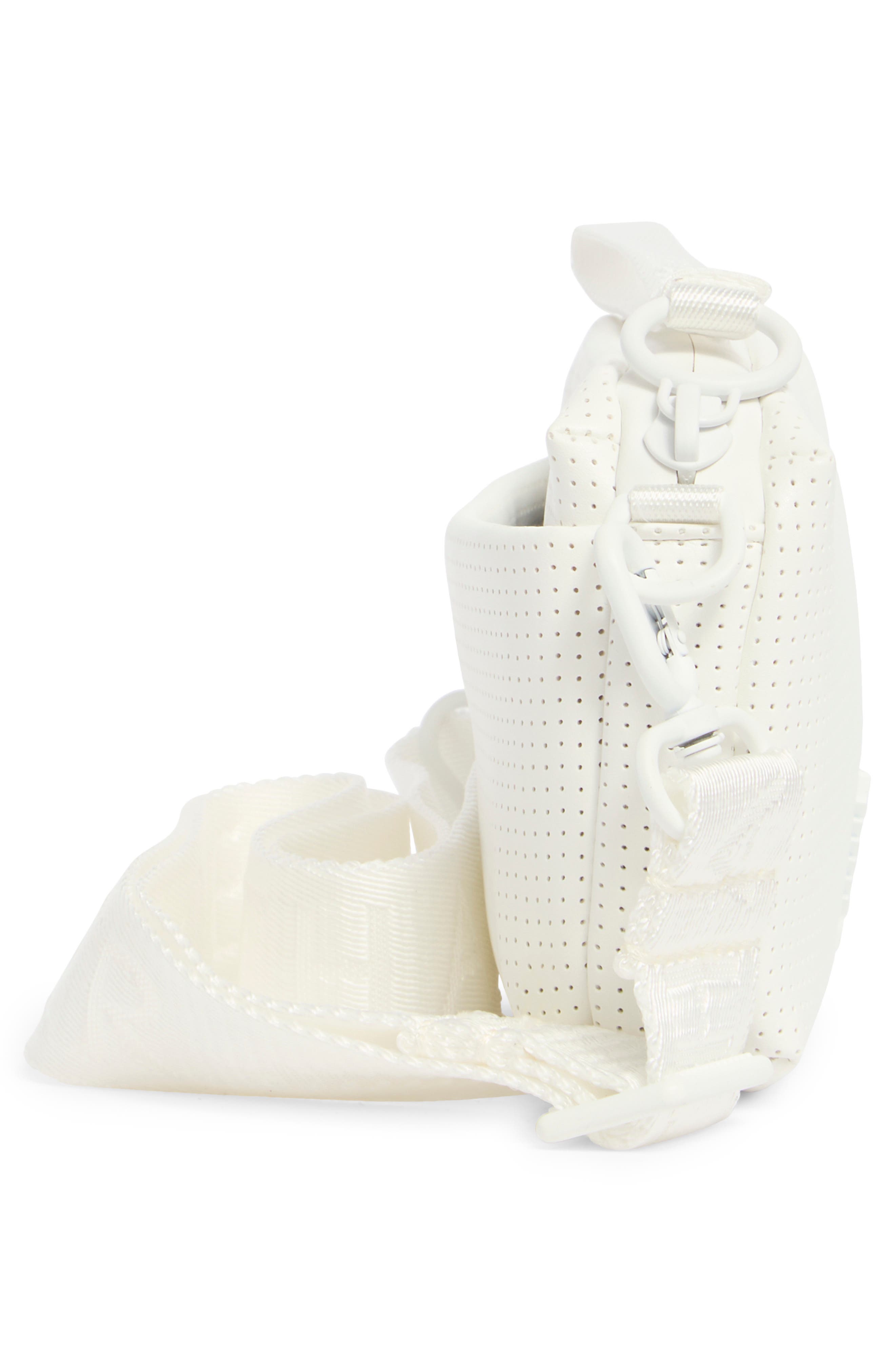 Thacker Ella Phone Zip Crossbody Bag, Alternate, color, White Perf