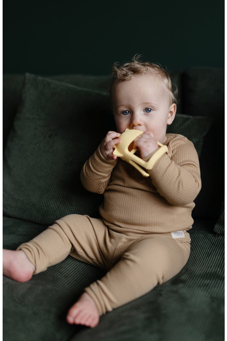 No-Drop Sun Teether Toy, Alternate, color, SUNSHINE