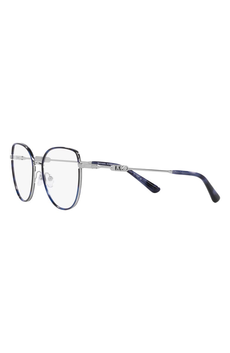 Michael Kors Empire 53mm Round Optical Glasses, Alternate, color, 