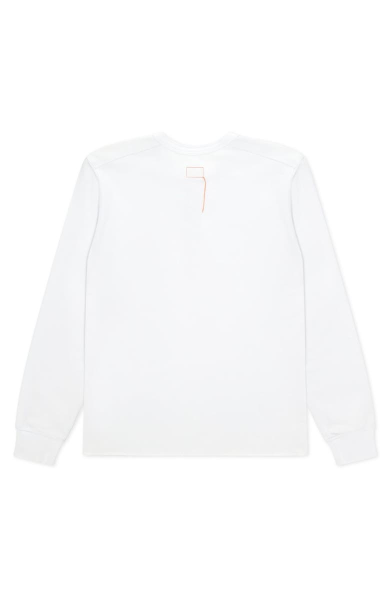 Fortela Vintage Serape Style Long Sleeve Tee, Alternate, color, White