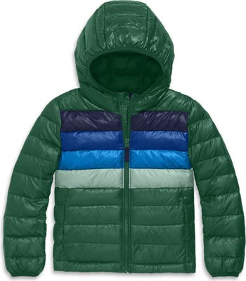 Kids Puffer Jacket In Rainbow Stripe