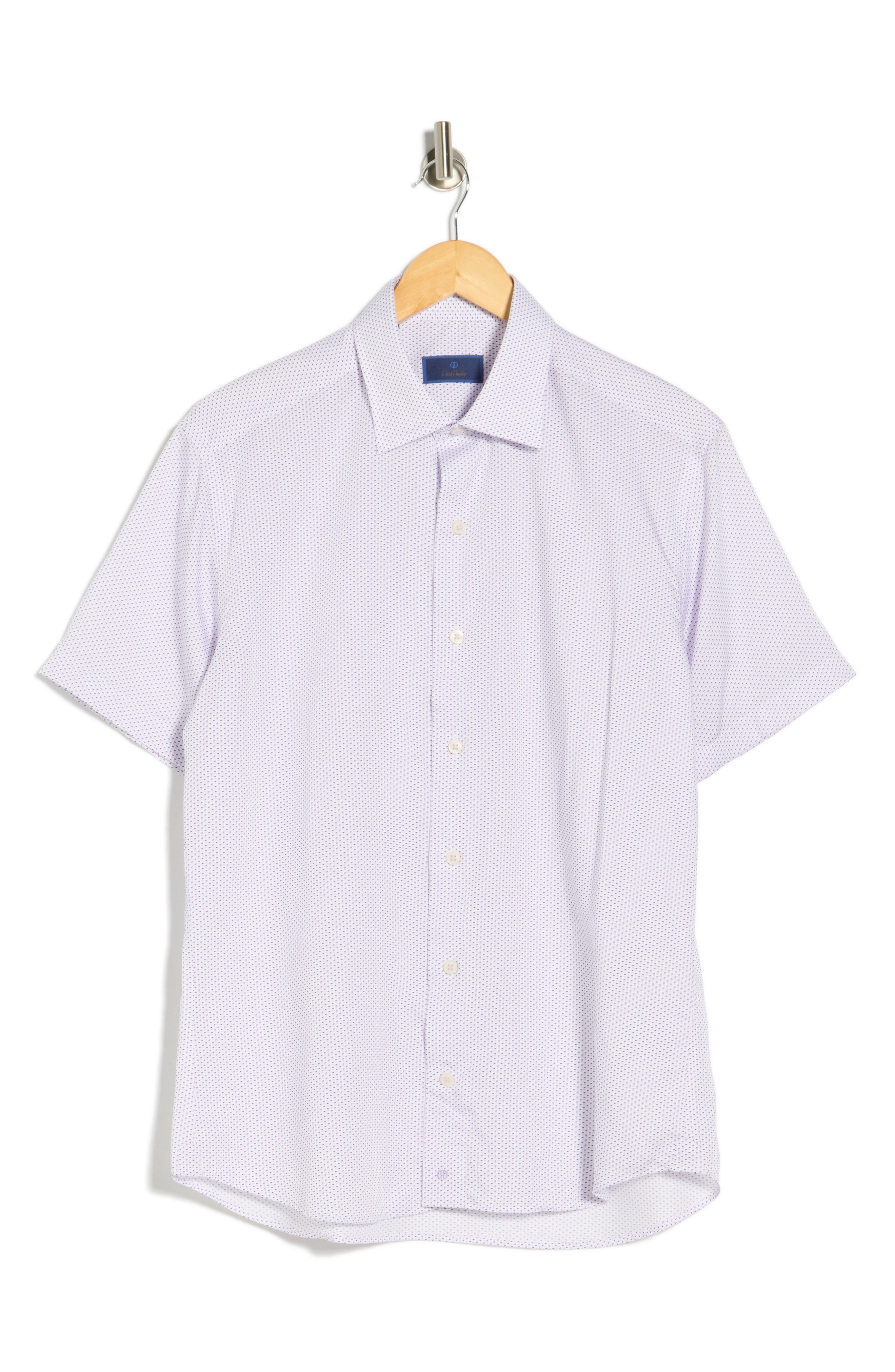 David Donahue Casual Short Sleeve Sport Shirt
