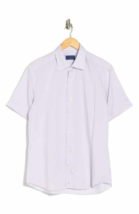 David Donahue Casual Short Sleeve Sport Shirt