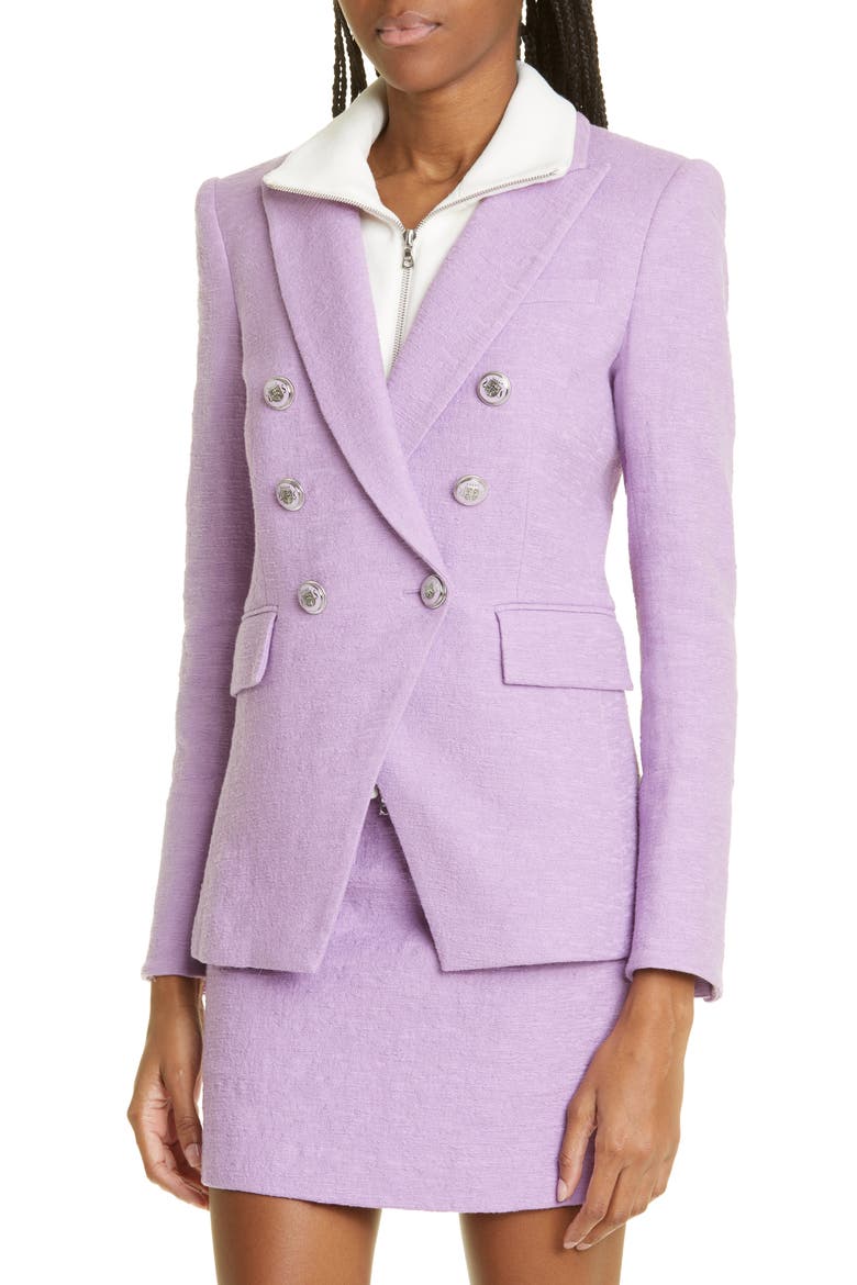 Miller Stretch Cotton Dickey Jacket, Alternate, color, VIOLET