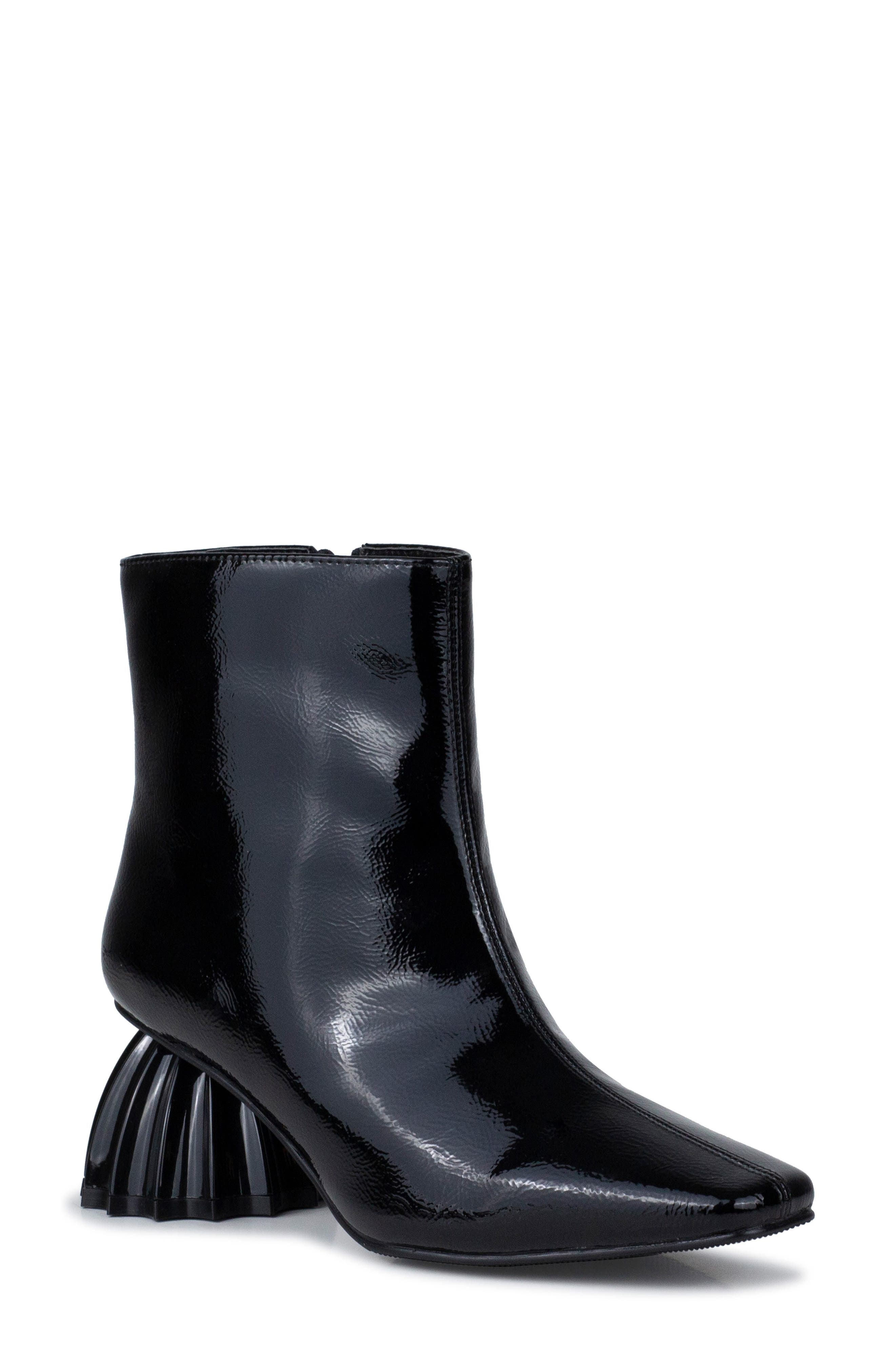 NINETY UNION Napoli Fluted Block Heel Boot