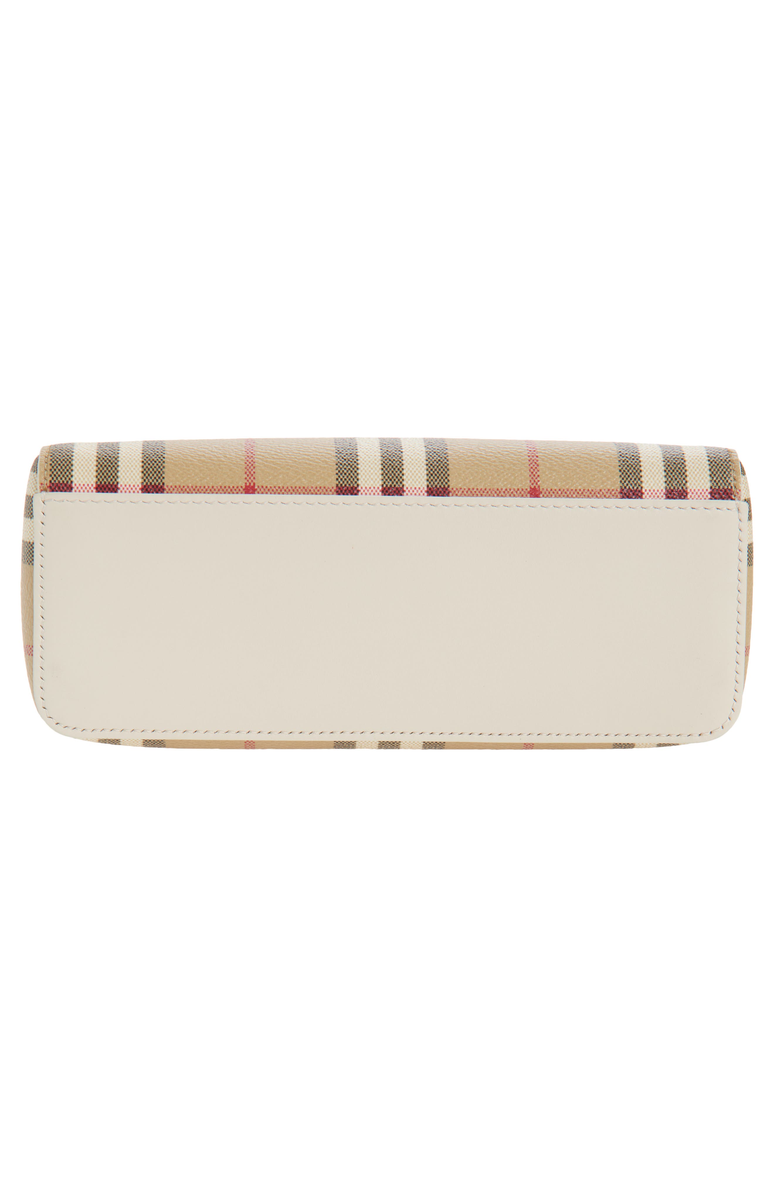 Check Coated Canvas Vanity Case, Alternate, color, VINTAGE CHECK/ SOAP