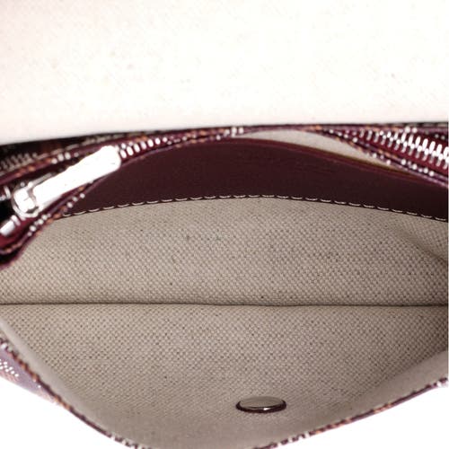 Pre-owned Goyard Goyard Plumet Clutch Wallet Coated Canvas In Red