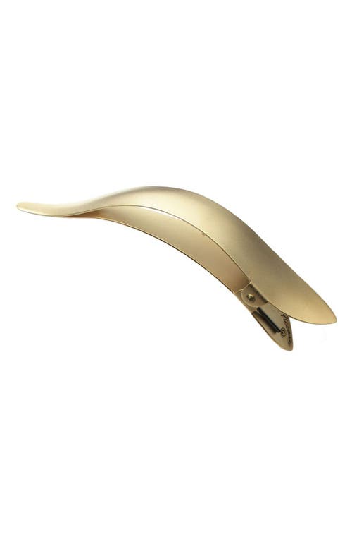 Ficcare Maximas Hair Clip In Matte Gold