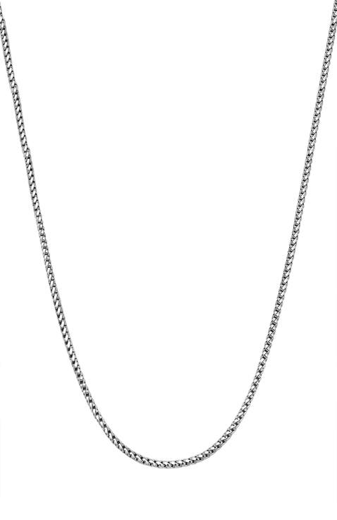 Minimalist Pendant Necklace in Sterling Silver