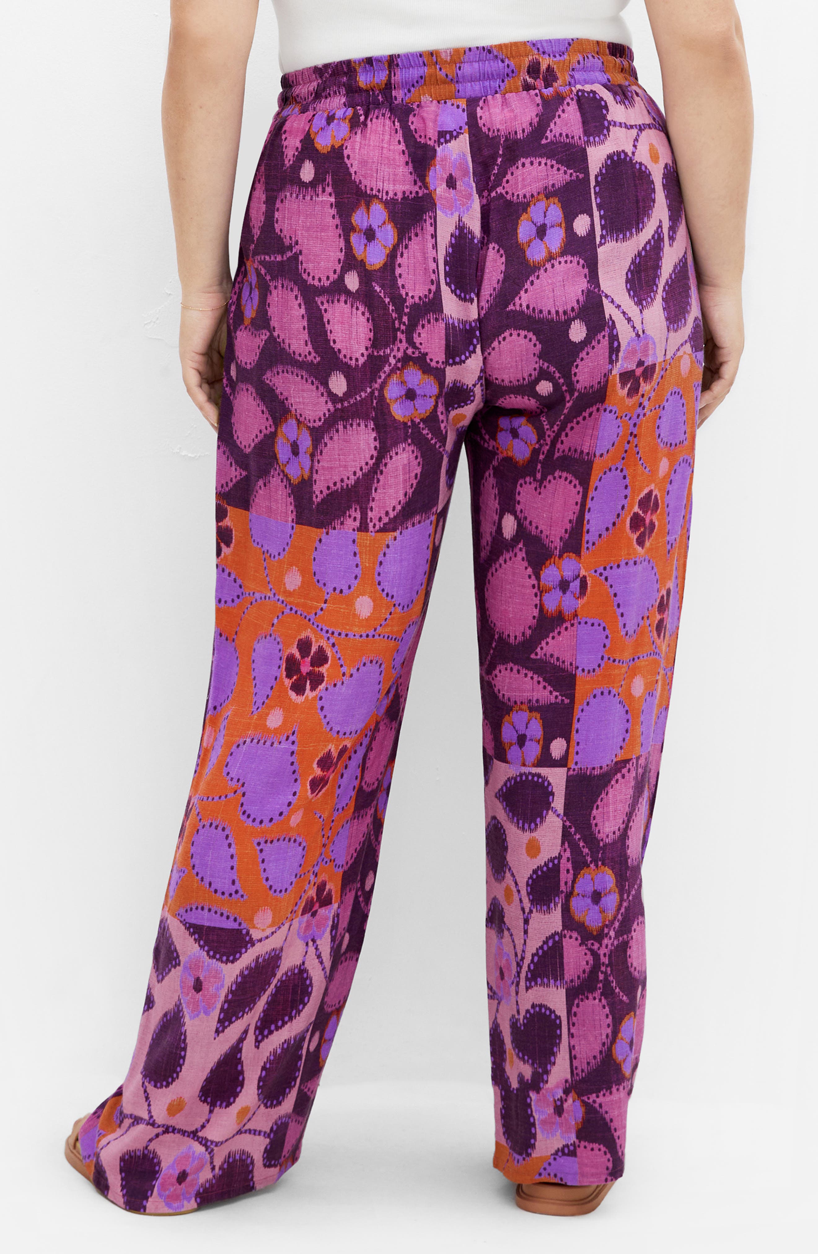 Lorie Print Wide Leg Pants - image 2