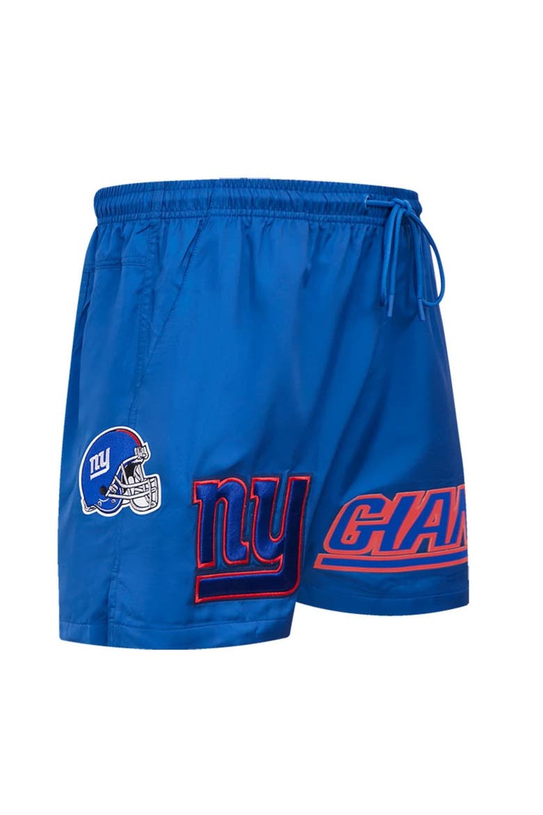 Men's Pro Standard Royal New York Giants Woven Shorts, Alternate, color, Royal