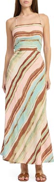 En Saison Lana Stripe Maxi Sundress