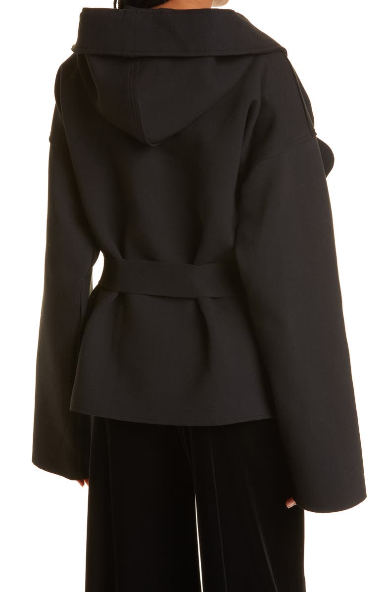 Norma Kamali Oversize Hooded Coat, Alternate, color, 